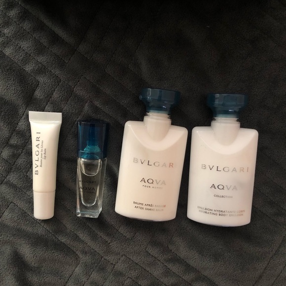 BLVGARI MENS SET WITH TOILETRY BAG - Picture 3 of 4